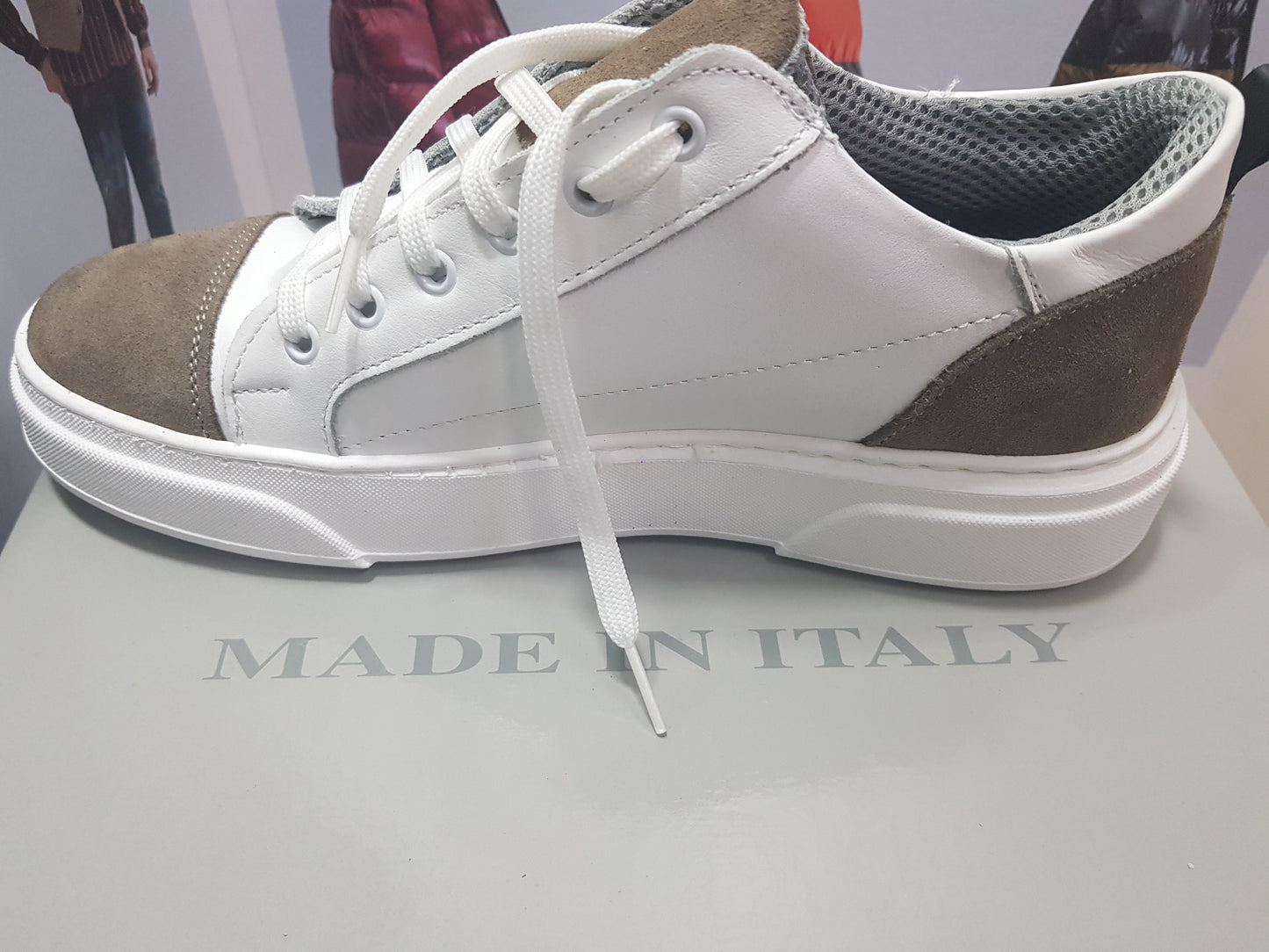 SCARPE SNEAKERS UOMO in PELLE